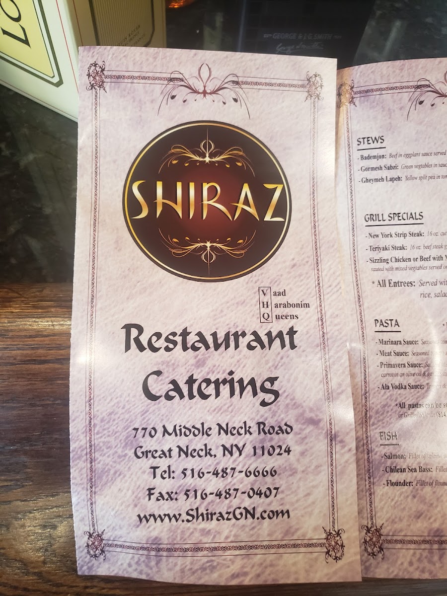 Menu - Shiraz photo 2